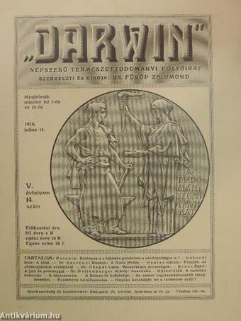 "Darwin" 1916. julius 15.