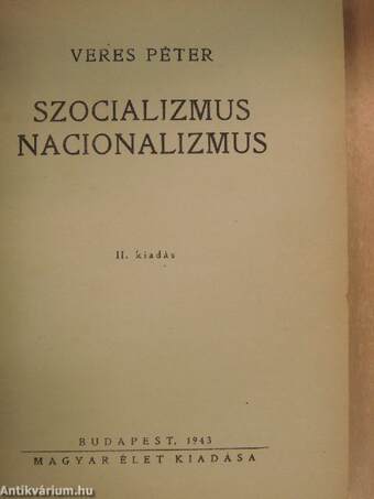 Szocializmus, nacionalizmus