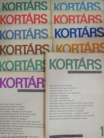 Kortárs 1978. (nem teljes évfolyam)