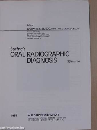 Stafne's Oral Radiographic Diagnosis