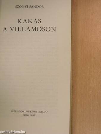 Kakas a villamoson