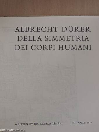 Della Simmetria dei corpi humani