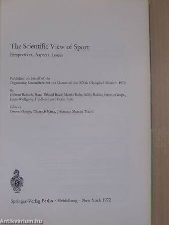 The Scientific View of Sport