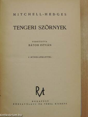 Tengeri szörnyek