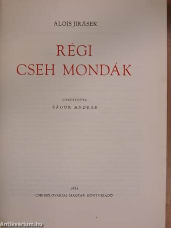 Régi cseh mondák