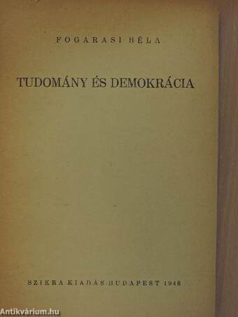 Tudomány és demokrácia