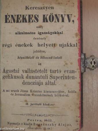 Keresztyén énekes könyv