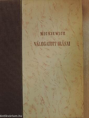 Mickiewicz válogatott írásai