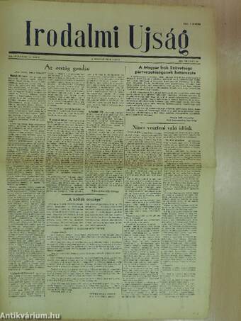 Irodalmi Ujság 1956. október 20.