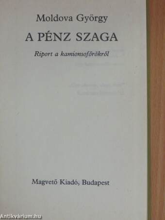 A pénz szaga