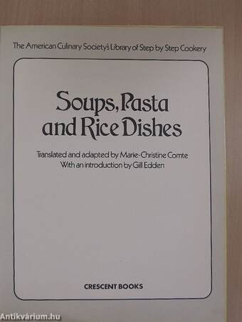 Soups, Pasta and Rice Dishes