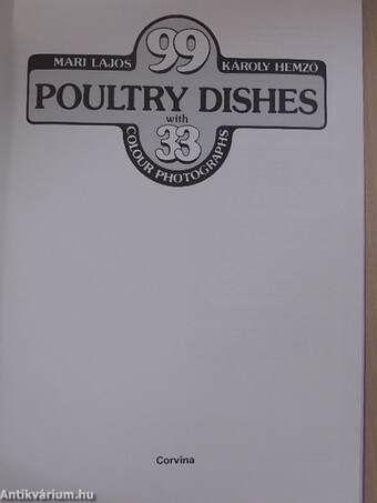 99 poultry dishes with 33 colour photographs