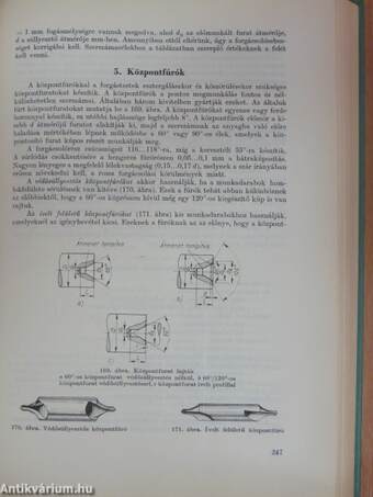 Fémforgácsoló szerszámok