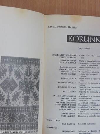 Korunk 1969. november