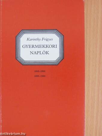 Gyermekkori naplók I-III.