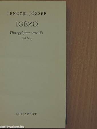 Igéző I.