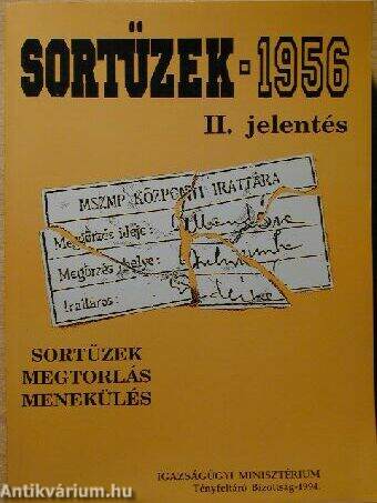 Sortüzek-1956 II. jelentés