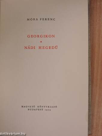 Georgikon/Nádi hegedű