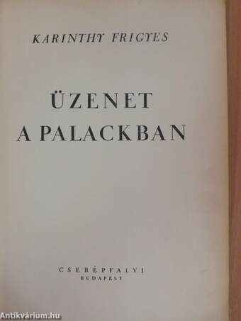 Üzenet a palackban