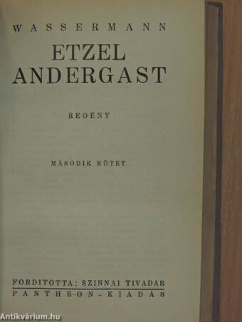 Etzel Andergast I-II.