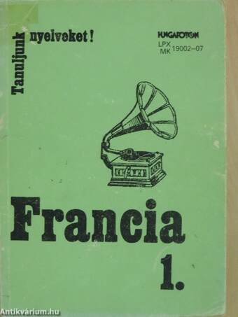 Francia nyelvkönyv 1-2./Francia útmutató 1-2. - 10 db kazettával