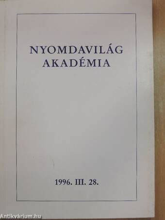 Nyomdavilág Akadémia