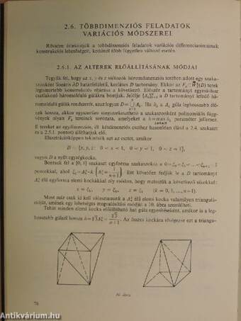 A gépi matematika numerikus módszerei