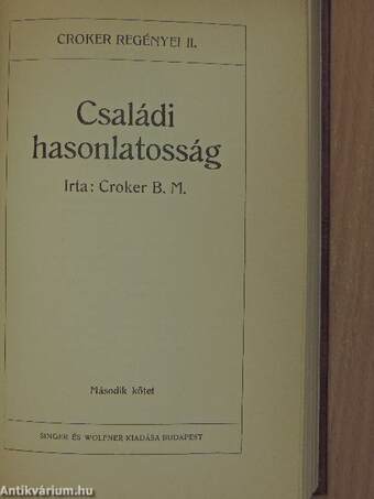 Családi hasonlatosság I-III.