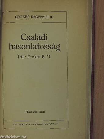 Családi hasonlatosság I-III.