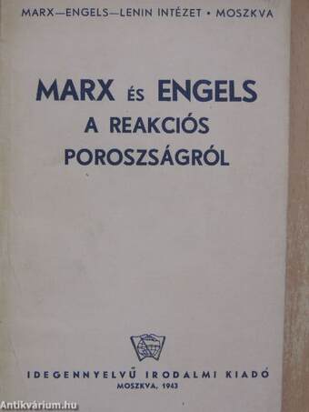 Marx és Engels a reakciós poroszságról