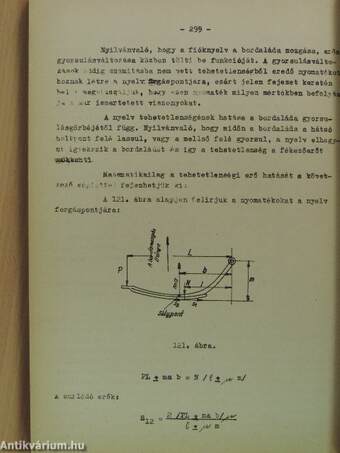 Az R105 szövőgép dinamikai felülvizsgálata, továbbfejlesztésre vonatkozó javaslatok