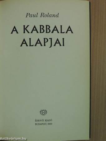 A kabbala alapjai