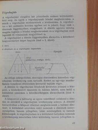 A kereskedelmi és vendéglátó hálózat irányítása