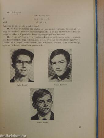 Középiskolai matematikai versenyek 1970.