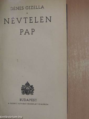 Névtelen pap