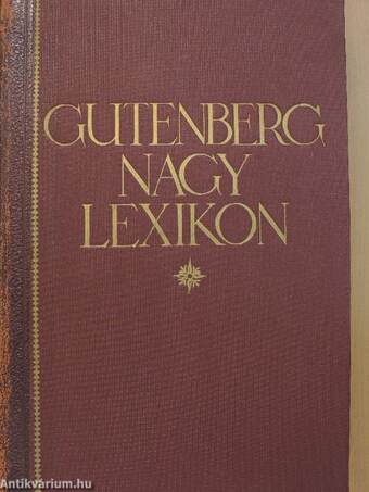 Gutenberg Nagy Lexikon X. (töredék)