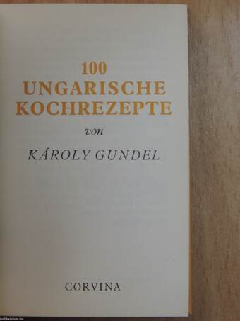 100 ungarische Kochrezepte (minikönyv)