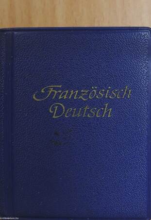 Französisch-Deutsch/Deutsch-Französisch I-II. (minikönyv)