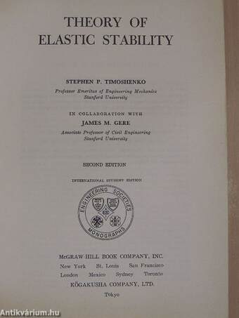 Theory of Elastic Stability