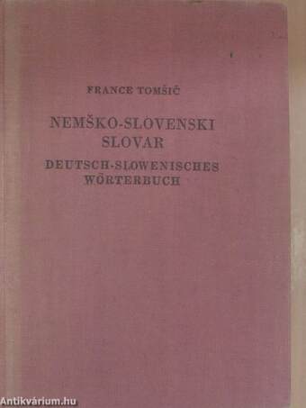 Nemsko-Slovenski slovar