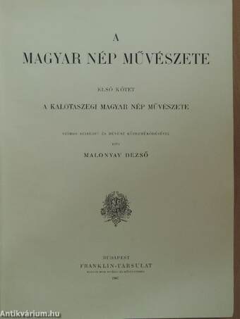 A magyar nép művészete I-V.