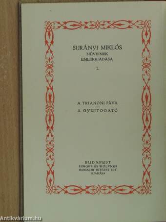 Surányi Miklós munkái 1-15.