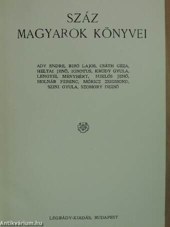 Száz magyarok könyvei I.