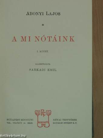 A mi nótáink I-II.