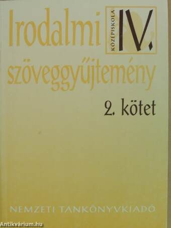 Irodalmi szöveggyűjtemény IV/2.