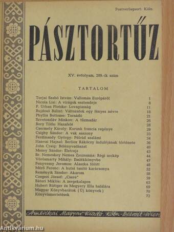 Pásztortűz 209.