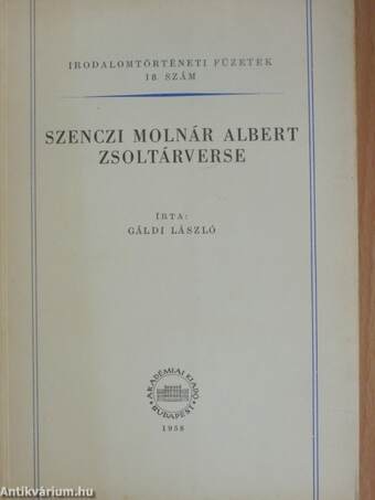 Szenczi Molnár Albert zsoltárverse