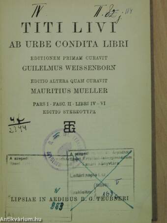 Ab Urbe Condita Libri I/2. (töredék)