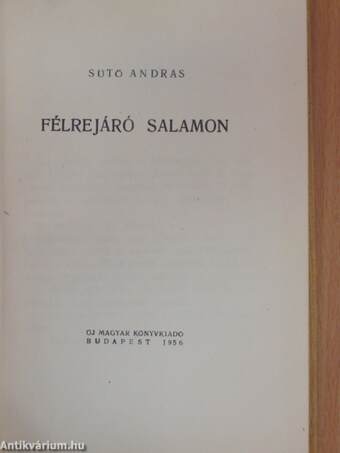 Félrejáró Salamon