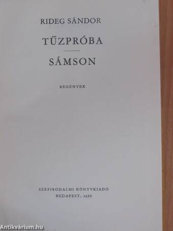 Tűzpróba/Sámson